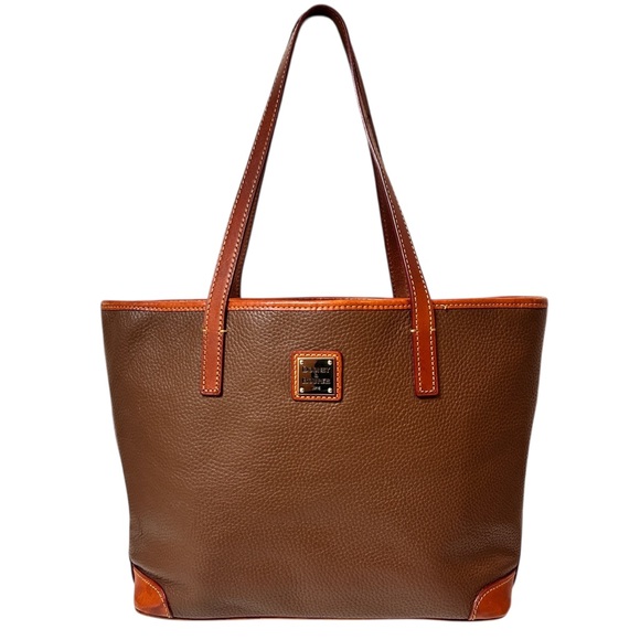 DOONEY & BOURKE Pebble Grain Charleston Caramel Tote - Picture 1 of 4